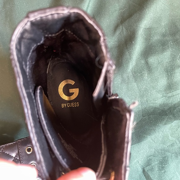 Black leather boots - Picture 3 of 3